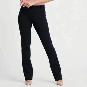 BETABRAND | Straight-Leg Classic Dress Pant Yoga Pants (Black)